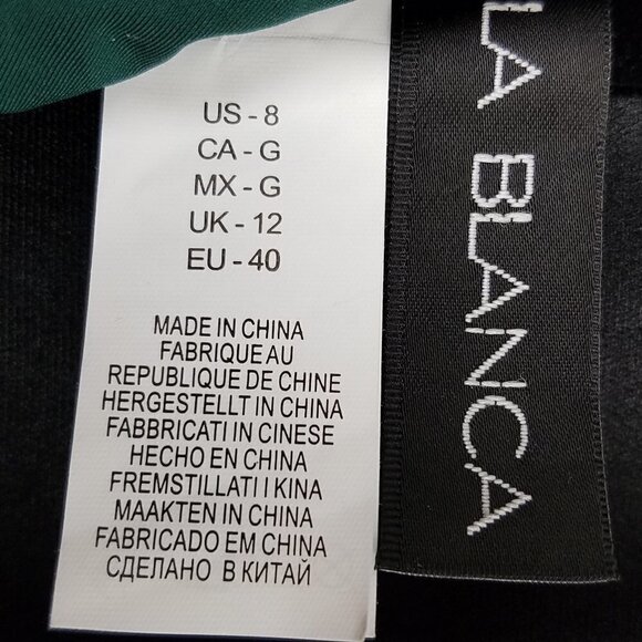 NWT La Blanca Hidden Gem Bandeau Tankini Top 8 - Picture 4 of 8